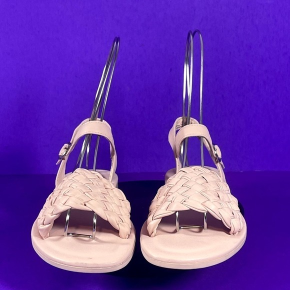 Steve Madden Girl's Pink Karina Braided Strappy Sandals Shoe Size 5-NEW - Picture 2 of 9
